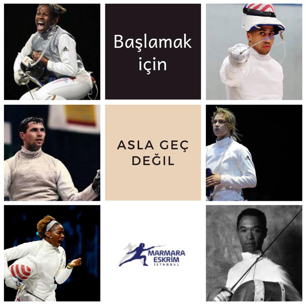 Eskrime başlamak için asla geç değil